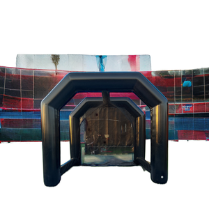 Haute qualité PVC gonflable intérieur/extérieur Football but Golf pratique balançoire simulateur filet Cage tente étanche à l'air ventilateur accessoire - Product Image 1