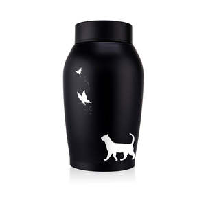 Металлическая урна для праха домашних животных с гравировкой, на заказ, для собак и кошек, из нержавеющей стали, с гравировкой лап, памятная урна-сувенир - Product Image 3