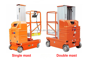 Self-Propelled Mobile Telescopic 6m 8m 9m 10m 11m Mast Aluminum Alloy Mini Vertical Lift Electric Platform Table <b>Ladder</b> - Product Image 5