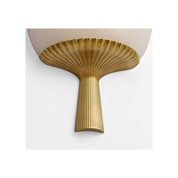 Applique Murale Nordique en Albâtre Naturel, Design Moderne, Lampe Torche Cylindrique en Laiton de Luxe pour Salon, Chambre et Décoration Intérieure