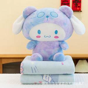 Оптовая продажа, детское одеяло Kouromi двойного назначения, одеяло для сна и кондиционирования воздуха, плюшевая игрушка с наполнителем из полипропилена и сетчатой подкладкой - Product Image 4