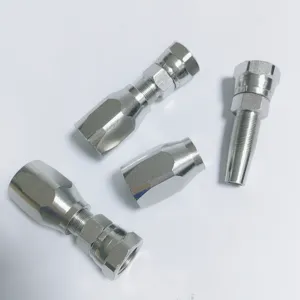 High Pressure Reusable Stainless Steel Hydraulic Hose Fittings Patch Reusable Connectors Hydraulic Pipe Fitting