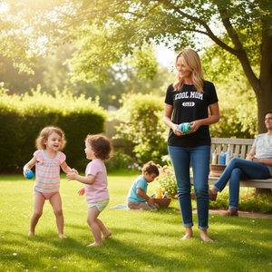 Camiseta Cool Mom Club negra unisex para adultos talla M L XL XXL - Product Image 3