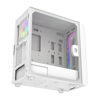 ALSEYE Mid-Tower Empty Gaming Computer Case Ai-Pro-W White Color PC Case