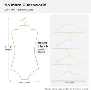 ที่แขวนชุดว่ายน้ำทำจากลวดของผู้หญิงที่แขวนชุดว่ายน้ำทำจากโครเมียมไม้แขวนชุดว่ายน้ำสีทองทนทานสำหรับชุดว่ายน้ำ - Product Image 5