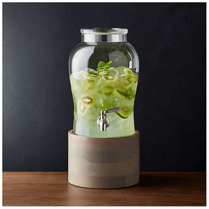 Support de Table en bois pour distributeur de boissons, cylindre naturel personnalisé, rehausseur, pour cuisine, 1 pièce - Product Image 3