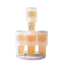Bouteilles alimentaires filtrées portables en plastique PET sans sucre, avec bouchon anti-poussière et ouverture facile, 28mm/38mm/30g