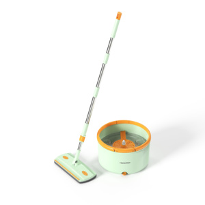Mop Homettler <span class=keywords><strong>per</strong></span> Pulizie Domestiche con Separazione Acqua Pulita/Sporca, Include Panni Riutilizzabili <span class=keywords><strong>per</strong></span> Pavimenti Asciutti/Bagnati - Product Image 3