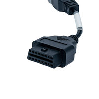 Cable de Diagnóstico para Motocicleta IP67 Impermeable de 6 Pines a OBD2, 12V, 30cm de Longitud, para Reparación de Motocicletas