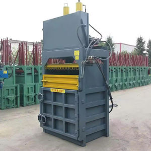 Bottiglie per animali domestici/rottami di fibra di cotone/lattine di alluminio/cartone/pressa per balle idraulica verticale per balle di plastica 300kg - Product Image 3