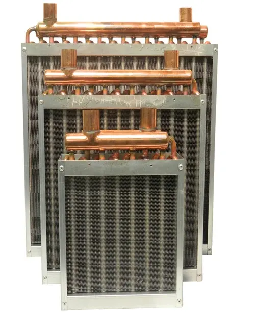 Standard 24*24" Air to water heat exchanger for room heating