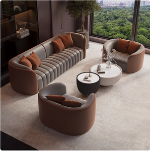 Canapé de <span class=keywords><strong>bureau</strong></span> de luxe en gros, confortable, pour salon d'affaires, réception VIP, salle de réunion - Product Image 4