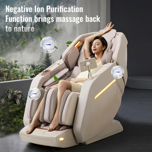 Fauteuil de relaxation 4D en cuir de luxe avec contrôle IA pour le cou et les jambes - Product Image 2