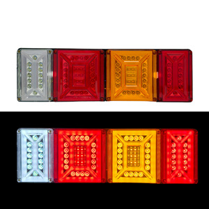 Luces Traseras Impermeables para Camión, 12~24V, Luces de Freno, Direccionales y Reversa para Remolque, Alta Luminosidad, Universales - Product Image 2