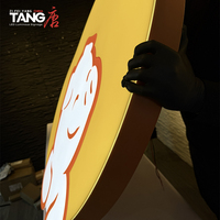 Lettres LED en acrylique en acier inoxydable série 3M pour enseignes de magasins de détail, couleur de police personnalisée, durables, IP65, publicité