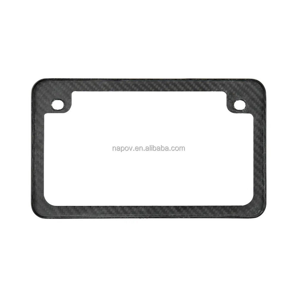 100% Carbon Fiber Matte Motorcycle License Plate Frames Wholesale US Market Classic License Plate Frame