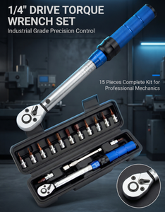 <span class=keywords><strong>Clé</strong></span> <span class=keywords><strong>dynamométrique</strong></span> préréglée industrielle métrique 1/4 pouce 2-24 N.m, cliquet bidirectionnel précis 72 dents <span class=keywords><strong>pour</strong></span> vélo - Product Image 3