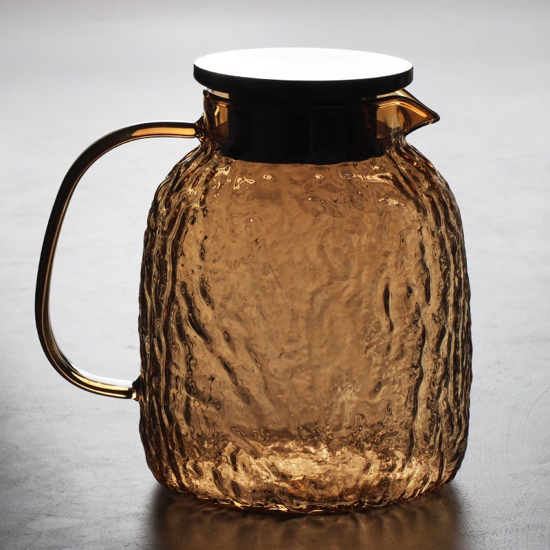 large capacity 1.8l borosilicate glass Pitcher heat-resistant glass cold water bottle cool kettle glass jug