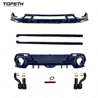 Kit carrosserie pour MG7 2023+ avec lèvre arrière ABS interchangeable et échappement modifié, pare-chocs de voiture pour une aérodynamique améliorée et un look agressif