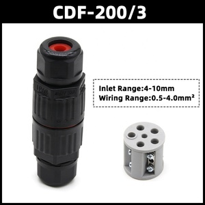 IP68 ngoài trời không thấm nước kết nối điện OEM dây kết nối không thấm nước tôi hình dạng điện kết nối không thấm nước - Product Image 6