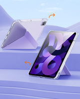 Étui en cuir antichoc avec support pour stylet et rabat triple pour iPad 12e génération 2026/Air 11/iPad Pro 11 2025