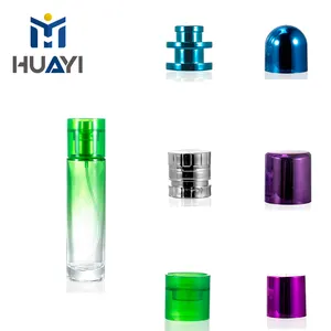 Manufacturer 15mm customized top plastic cap acrylic perfume glass bottle caps luxury perfume cap