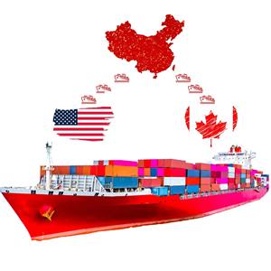 China para a América Canadá internation mar carga logística frete transporte especial transporte ddp - Product Image 1