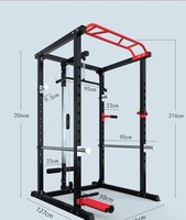 Precio de fábrica Uso en el hogar Estante de gimnasio multifuncional Ejercicio Unisex Hecho Acero Fitness High Pull up Down Home Squat Rack