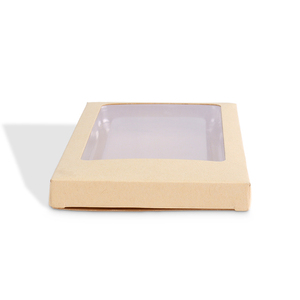 Bán buôn biểu tượng tùy chỉnh thân thiện với môi giấy kraft bao bì sản phẩm em bé hộp móc áo với cửa sổ PVC - Product Image 3