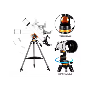 Trípode Industrial Ajustable de Aluminio AKX F50080M, Apertura de 60 mm, Longitud de 900 mm, Refractor Astronómico, Regalo - Product Image 1