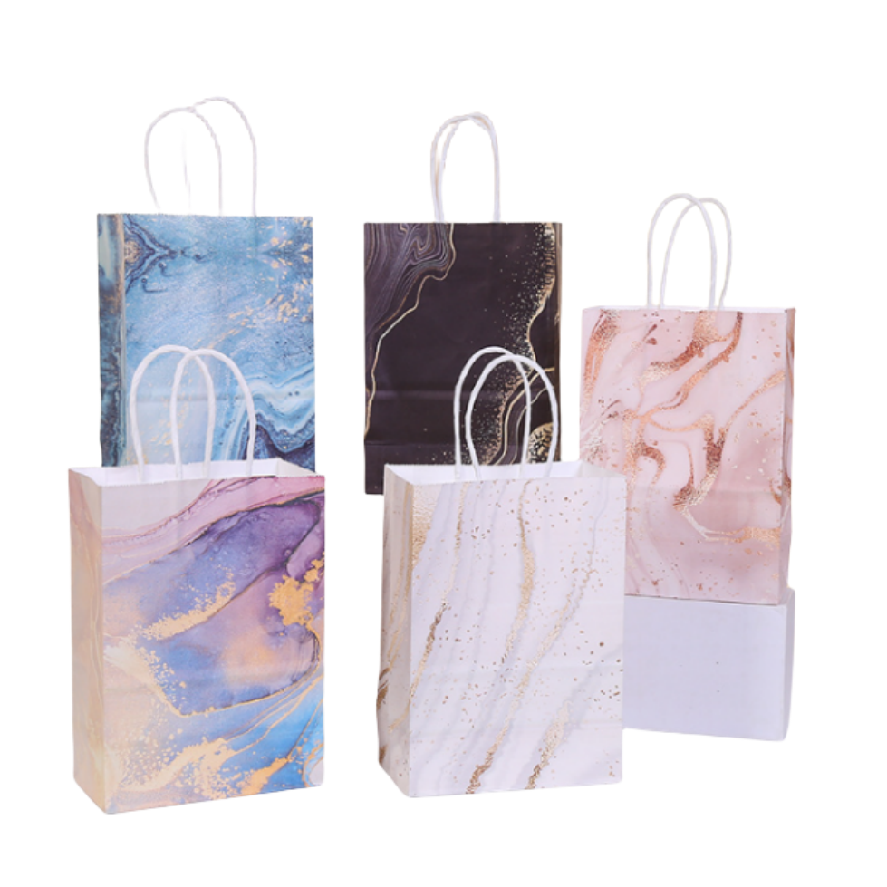 High Quality Handmade Kraft Paper Bag Luxury Exclusive Paper Shopping Bag