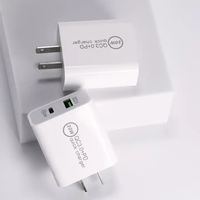 Vente en gros double port 20W chargeur adaptateur secteur PD 20W usb C charge rapide câble de chargeur mural pour iPhone 15/1411 12