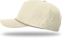 Casquette de baseball personnalisée Ri 355 perforée au laser à 5 panneaux Casquette de camionneur Casquette de baseball de marque W/Paracord Bill Corde Mesh Caps OEM au Vietnam