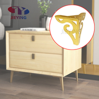 Pieds de canapé Jieying, pieds de lit, pieds de chaise, pieds de meuble TV, accessoires de meubles en métal doré, pieds de canapé