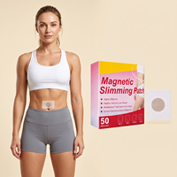 Patch Minceur Magnétique Quotidien pour le Corps, Patch Herbal Nourrissant pour la Peau, Raffermissant et Améliorant l'Élasticité, Autocollant Abdominal Respirant pour Femme