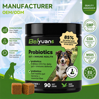 Friandises à mâcher molles pour chiens, probiotiques et prébiotiques, avec enzymes et fibres pour la santé intestinale, la digestion et le soutien immunitaire, saveur canard
