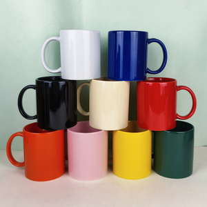 Compre el día de la Orden, envío, regalos de vacaciones, 100 colores, cerámica lisa, lavavajillas, microondas, tazas de café coloridas perfectas para la cocina - Product Image 5