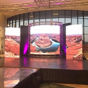 Podium Evenement Achtergrond Curve Scherm Video Wall P2.5 Indoor Verhuur LED Scherm 8K HDR10+ Novastar Besturing - Product Image 2