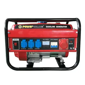 Generator Bensin Ohm 8500W AVR Fase Tunggal AC Portabel Nilai Daya