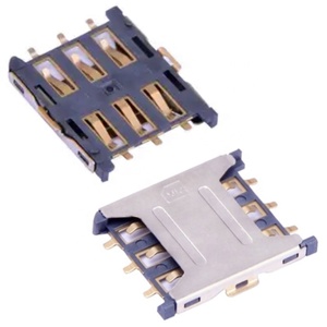 SMD SMT đẩy kéo loại khe cắm thẻ ổ cắm Bộ chuyển đổi Nano <span class=keywords><strong>Sim</strong></span> kết nối - Product Image 3