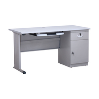 Table de bureau en métal blanc, vente promotionnelle, meuble d'ordinateur