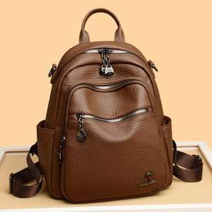 Fabbrica all'ingrosso delle signore di Design di lusso studente zaino della scuola borsa di grande capacità Pu borse in pelle per le donne - Product Image 3