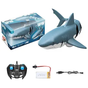 Samtoy Toys Suppliers Electric Waterproof Summer Water 2.4G Aquatic RC Shark Toy Remote Control Animal