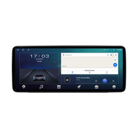Autoradio universel 12,9 pouces avec écran HD 2K, système Android, lecteur multimédia 8 cœurs, style Benz, 2Din, Carplay, GPS, Navi, sans cadre