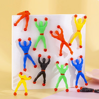 JOSSION 150 Piezas/1 Bolsa de Juguetes Elásticos de Plástico de Spiderman para Escalar Paredes, Juguetes Pegajosos Estirables, Juguetes Antiestrés Nostálgicos para Niños de 14 Años, Fiesta Infantil