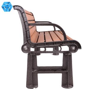 مقاعد معدنية خارجية عالية الجودة من الفولاذ والألومنيوم ، مطار من أجل حديقة عامة في المستشفى في انتظار استخدام الفناء - Product Image 2