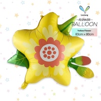 Ballon en aluminium LILIS motif lèvres et fleurs violettes cerises, modèle LX-HD01 – Fête des Mères, Saint-Valentin, Thanksgiving, Qixi