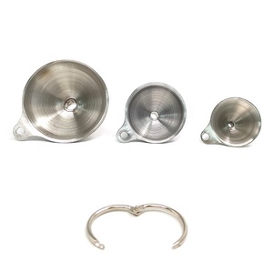 Kim loại nhỏ Phễu cho điền KICHEN Phễu Bộ 3 Tiny chai dầu thực phẩm <span class=keywords><strong>blask</strong></span> rượu powerder protein Phễu Dispenser - Product Image 4