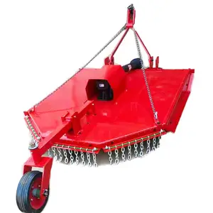 Rotating blade lawn mower tractor with grass harvester lawn trimmer orchard weeder
