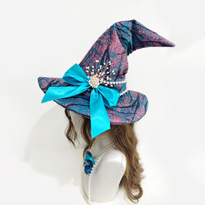 Sombrero de Bruja del Mar Profundo Luling Yaoyao, Talla Única, Accesorio de Disfraz para Cosplay con Temática Oceánica, Fiesta, Halloween - Product Image 4